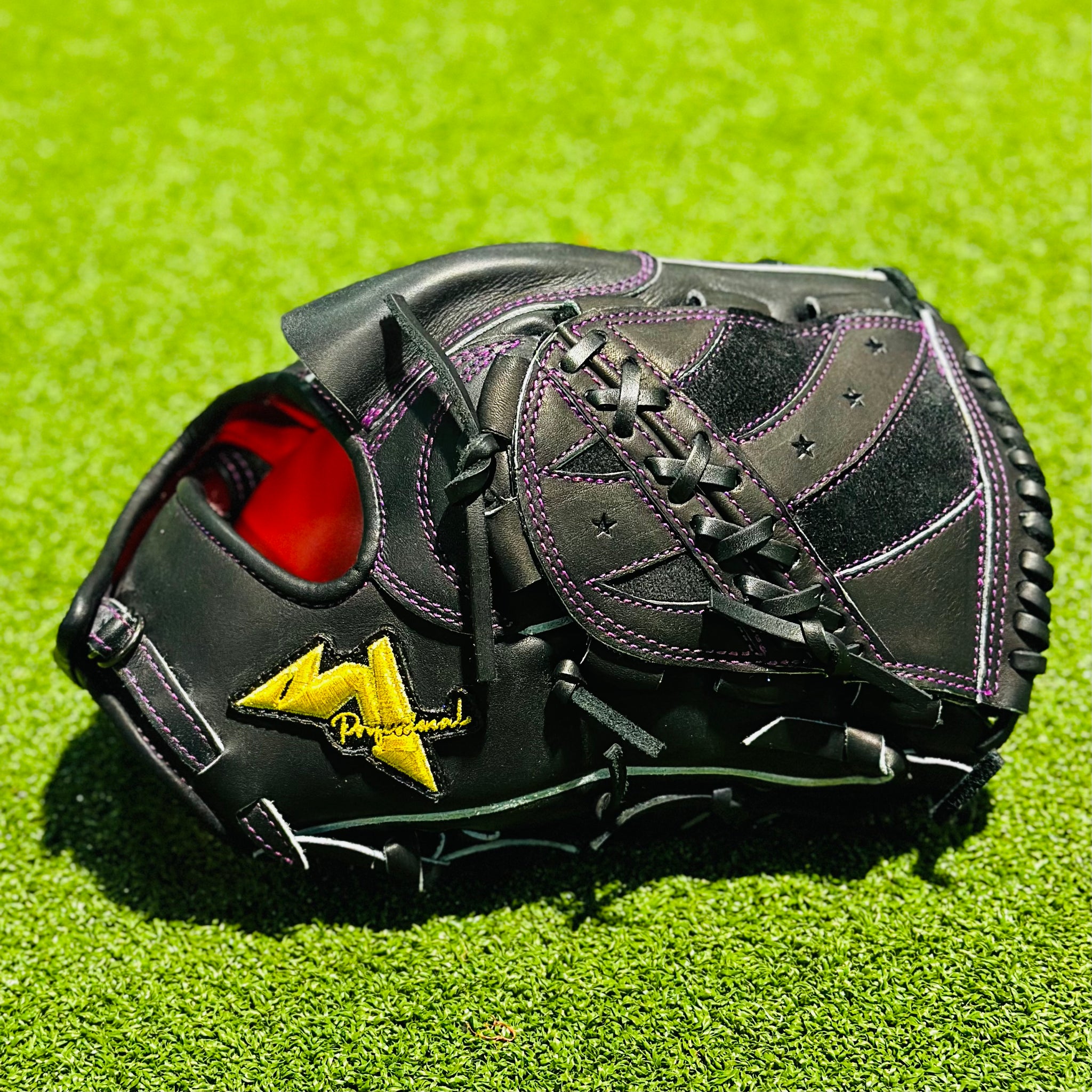 TW-1型【硬式/投手用】※ブラック×Rオレンジ – Two Way Player株式会社